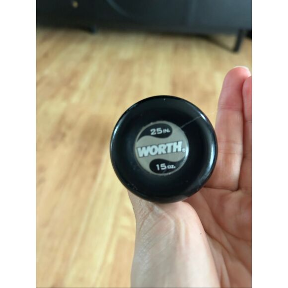 Worth Lithium Prodigy Baseball Bat Coach Pitch Maroon 25" 15 Oz -10 - Picture 3 of 6